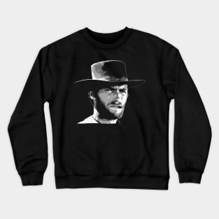 Clint Eastwood Black and White Crewneck Sweatshirt